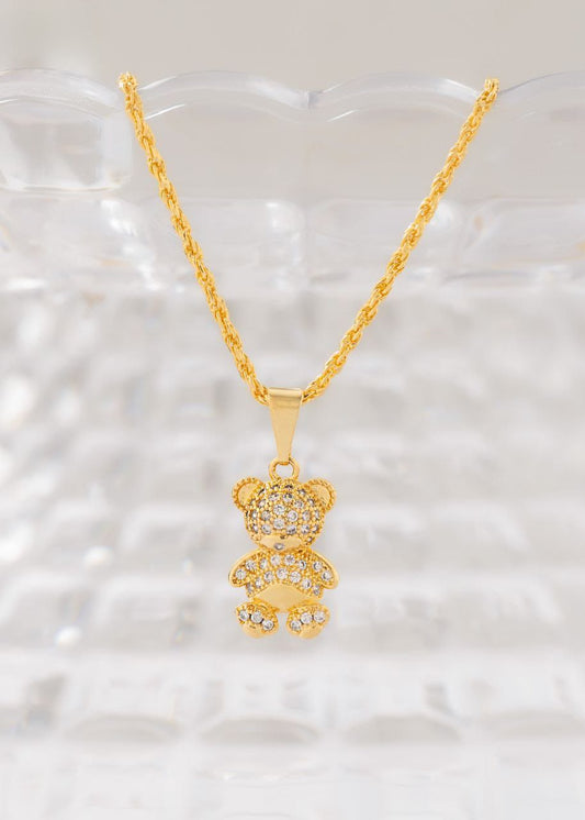 CADENA CORDON + DIJE OSO SWAROVSKI